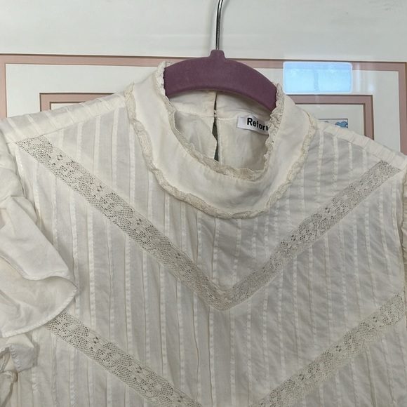 Reformation Dinah Dress in Ivory - Picture 7 of 10